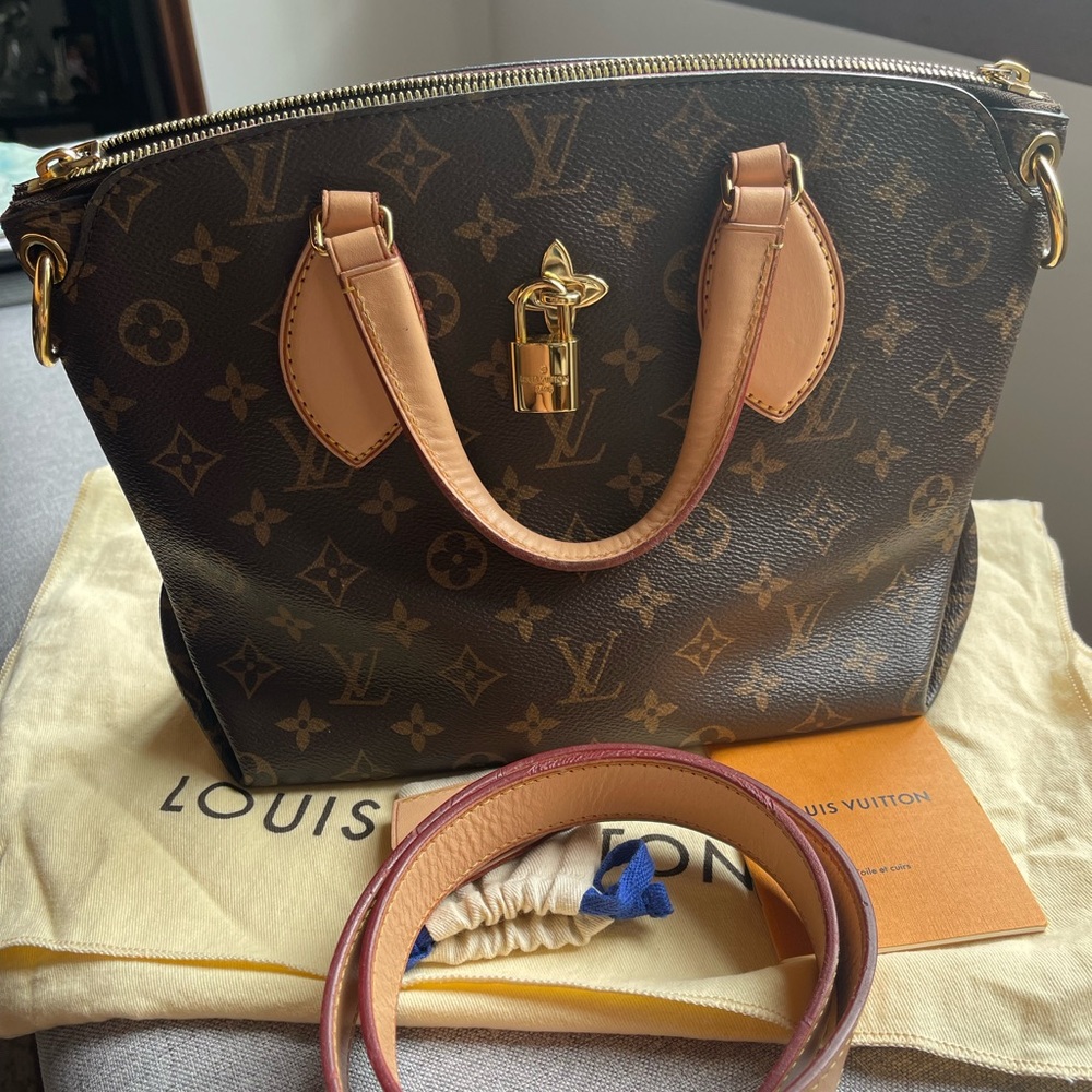 Louis Vuitton flower zipped tote PM